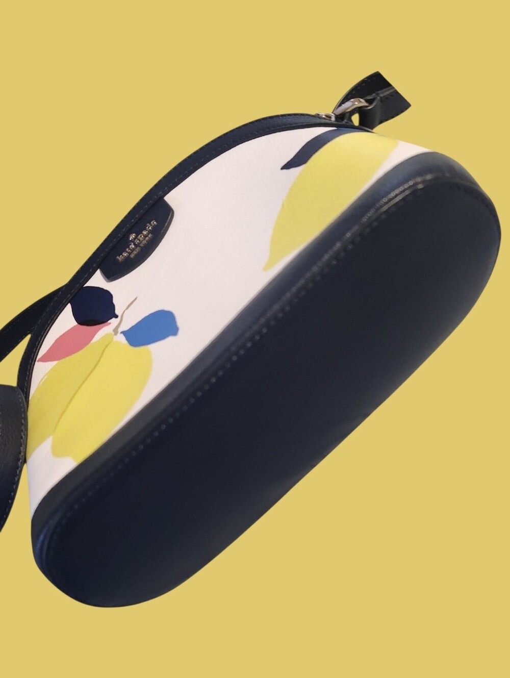 Kate Spade "Sylvia" Lemon Zest Dome Crossbody , Wallet And Dusty - Picture 2 of 12